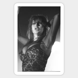 Christina Amphlett Divinyls BW Photograph Sticker